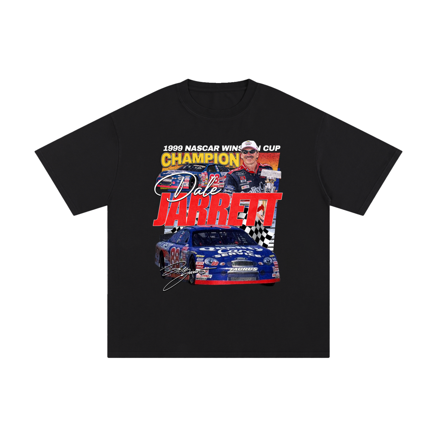 Dale Jarrett Black Tee