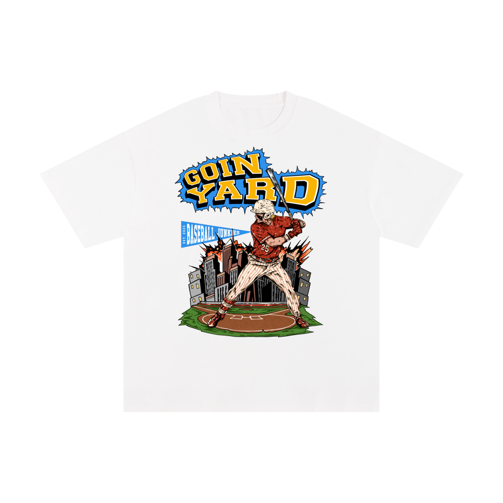 Goin Yard White Tee