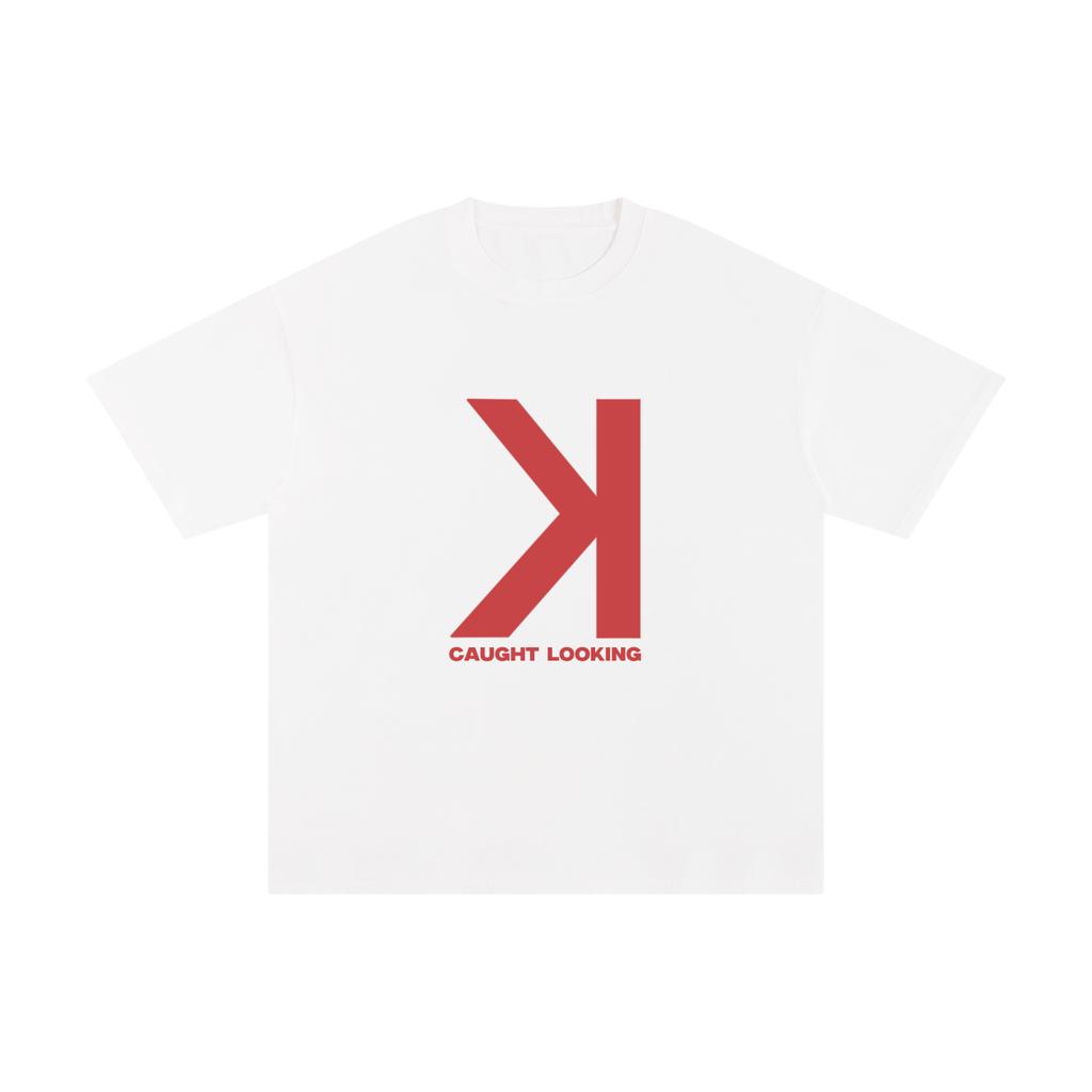 Caught Looking White Tee