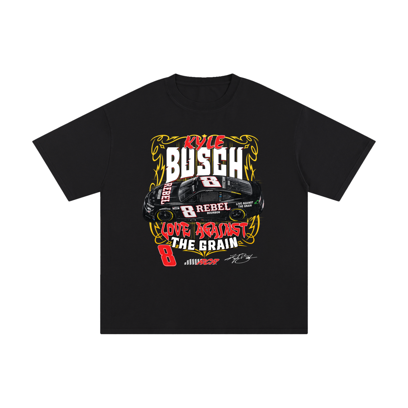 Kyle Busch black tee