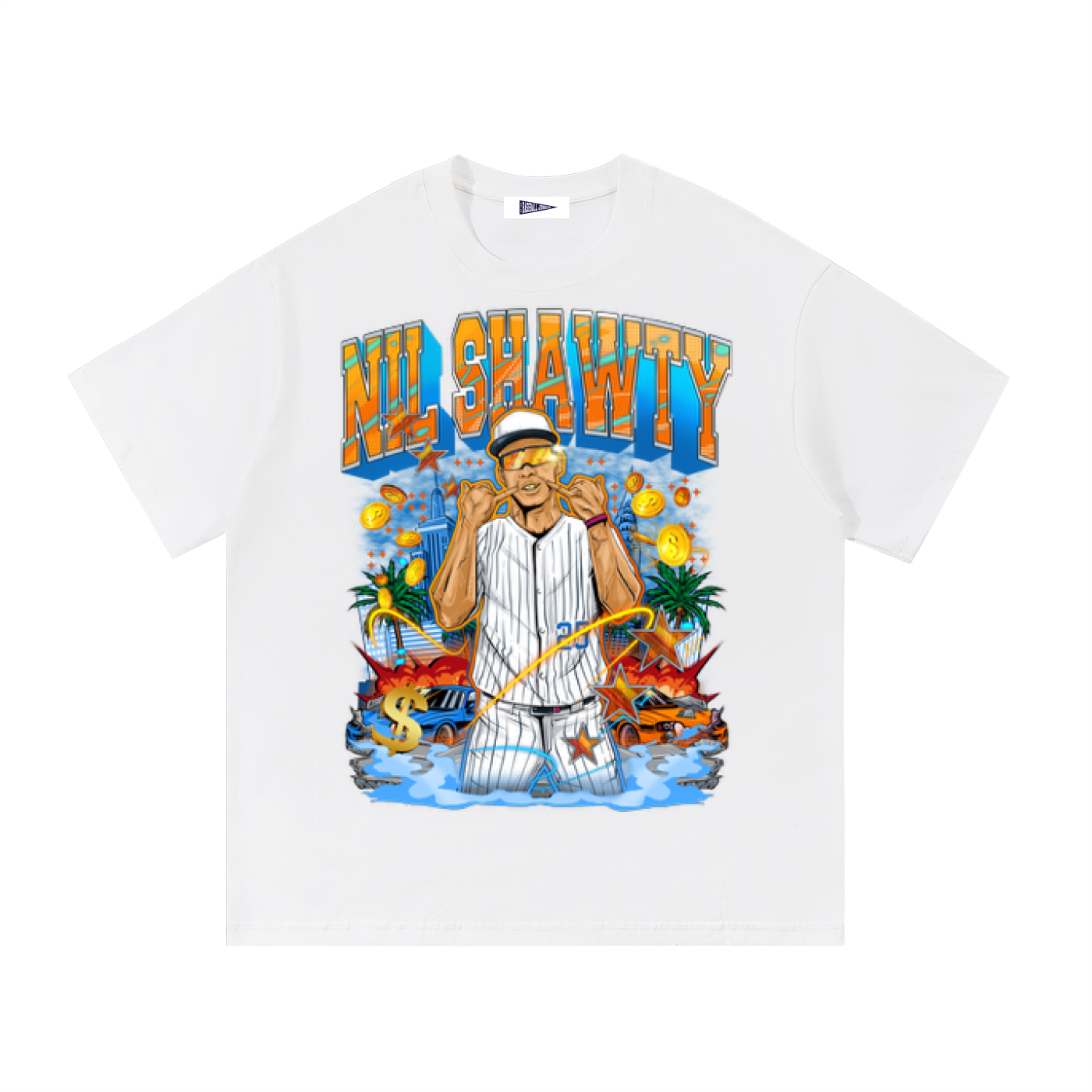 NIL White Tee