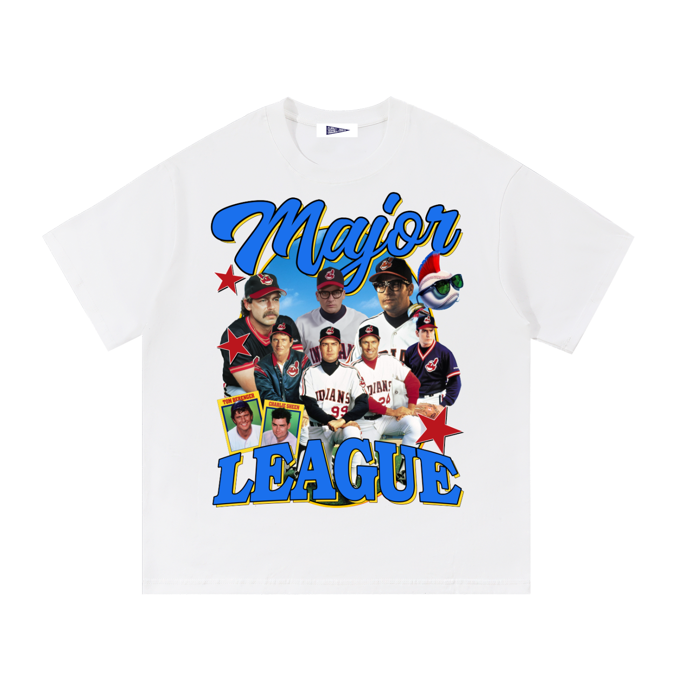 Major League White Tee