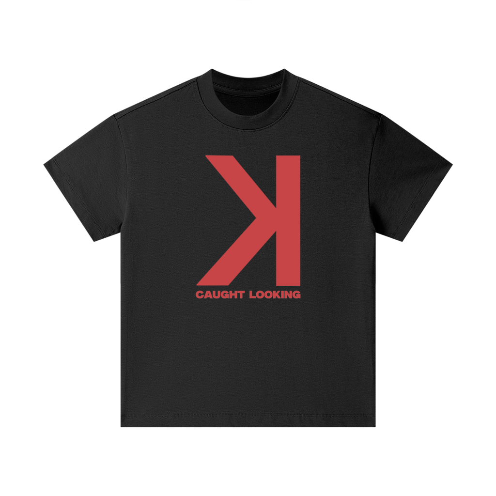 Youth Kids Caught Looking Black Tee
