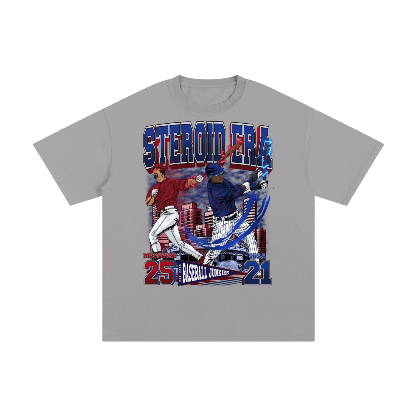 Steroid Era Gray Tee