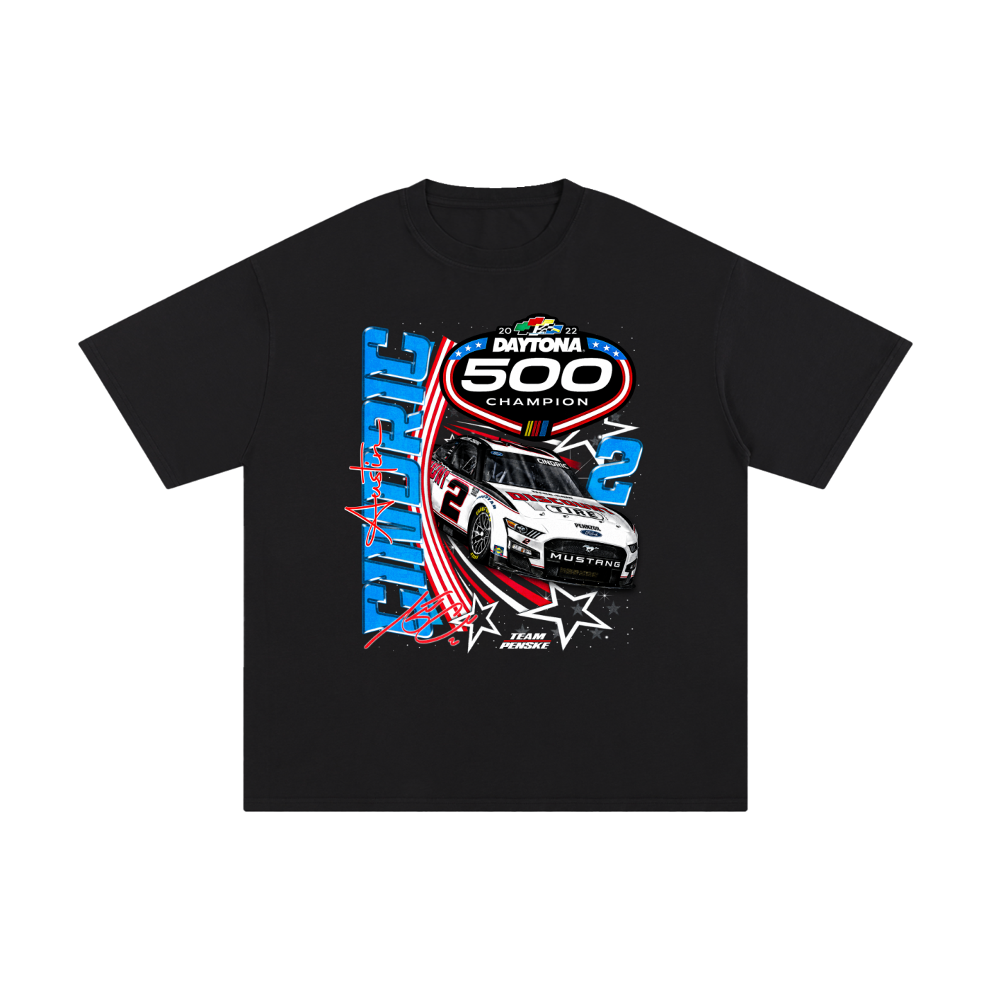 Austin Cindric black tee