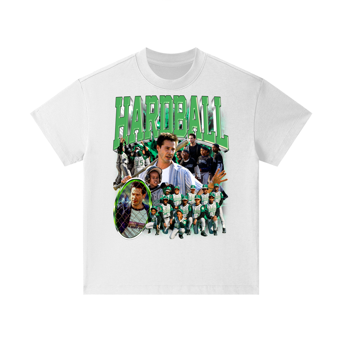 Youth Kids Hardball White Tee