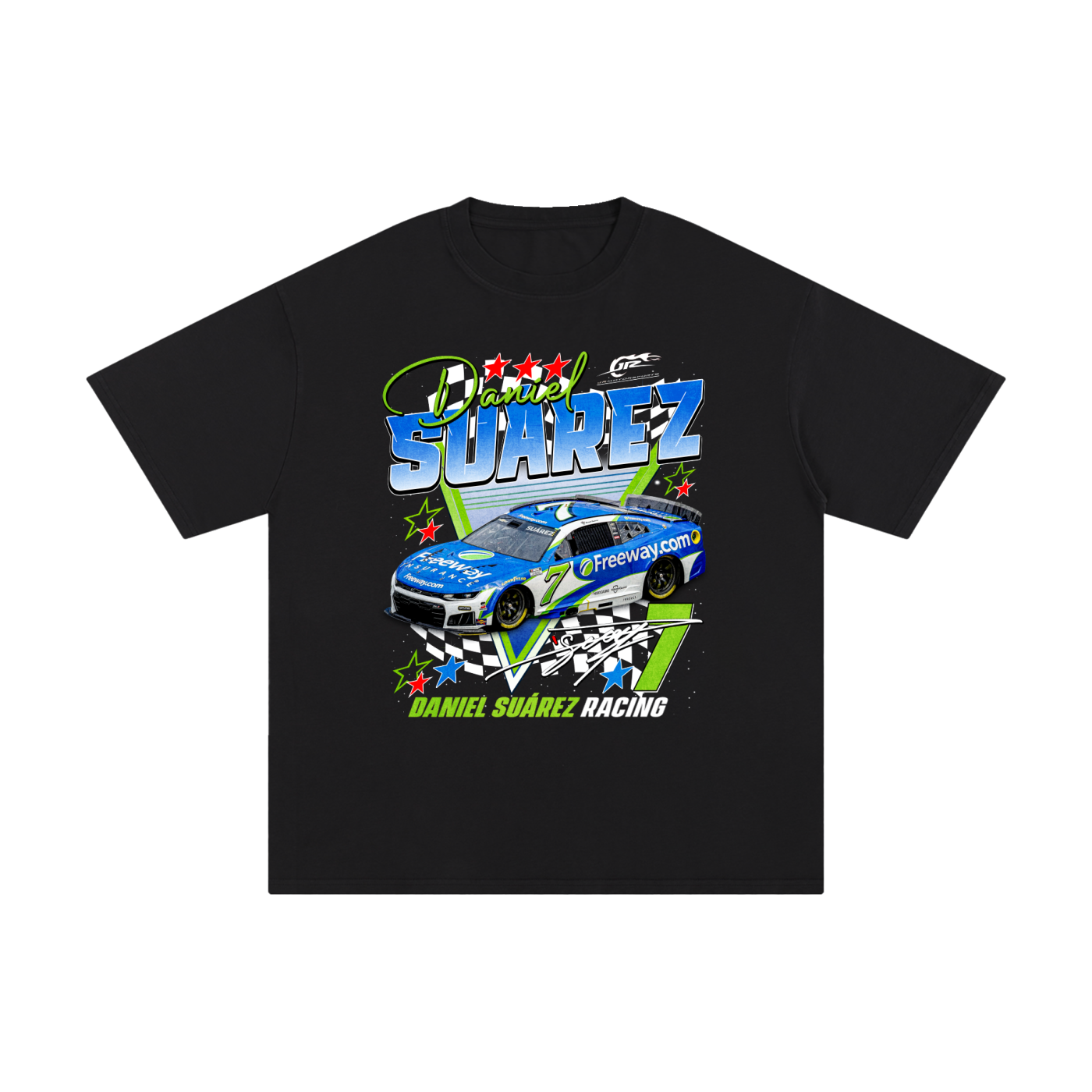 Daniel Suarez black tee