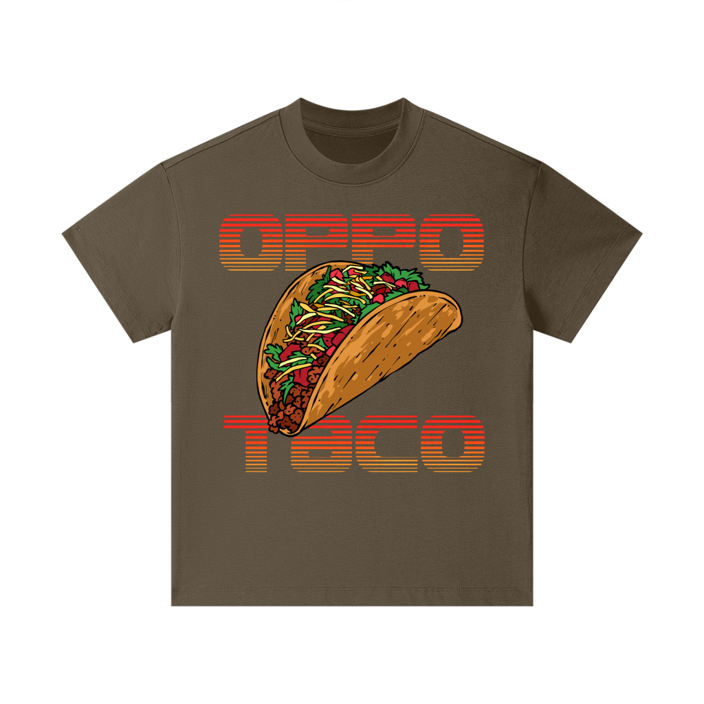 Youth Kids Oppo Taco Brown Tee