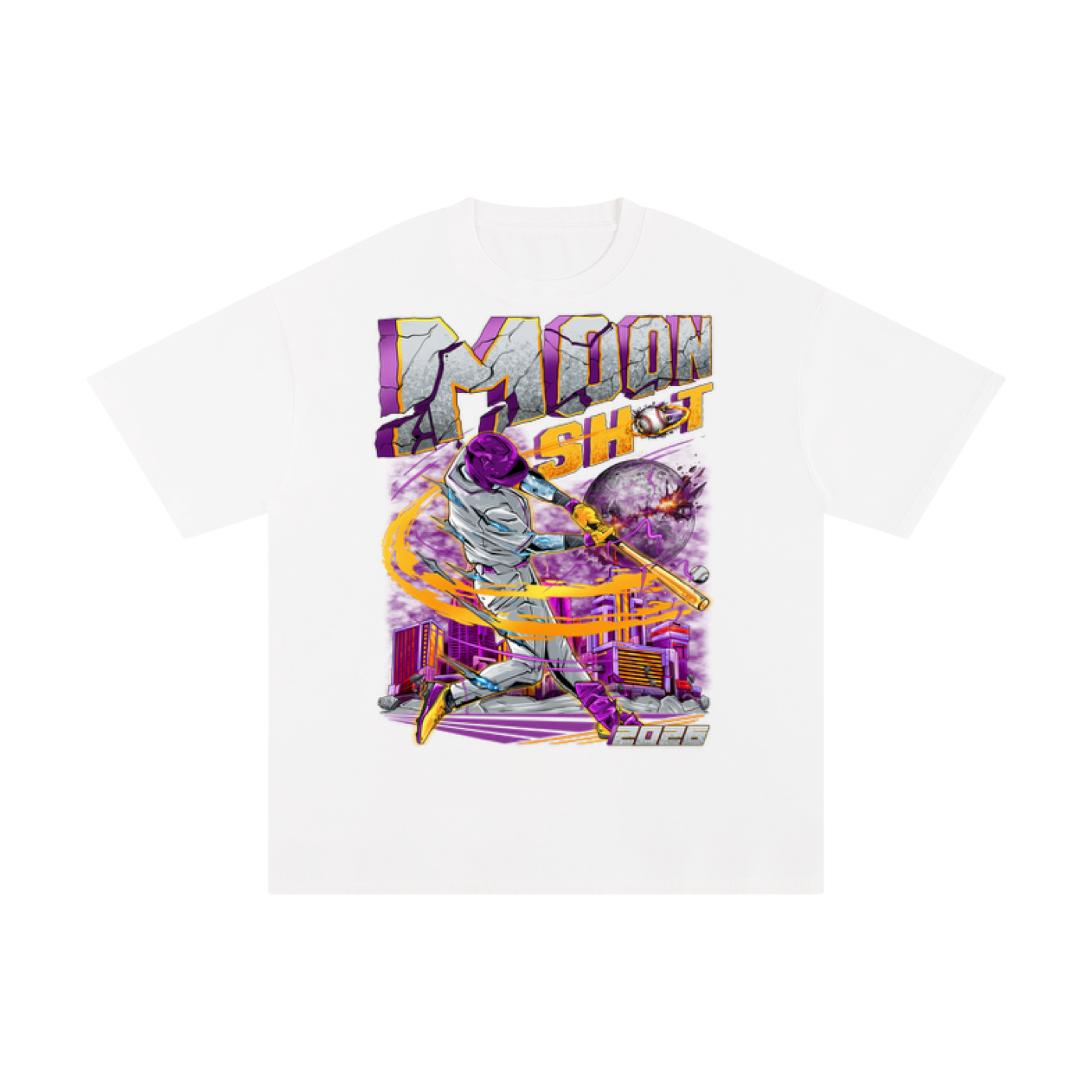 Moon Shot White tee