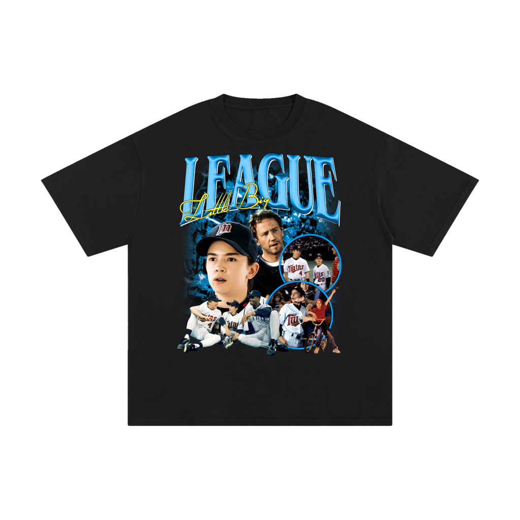 Little Big League Black Tee