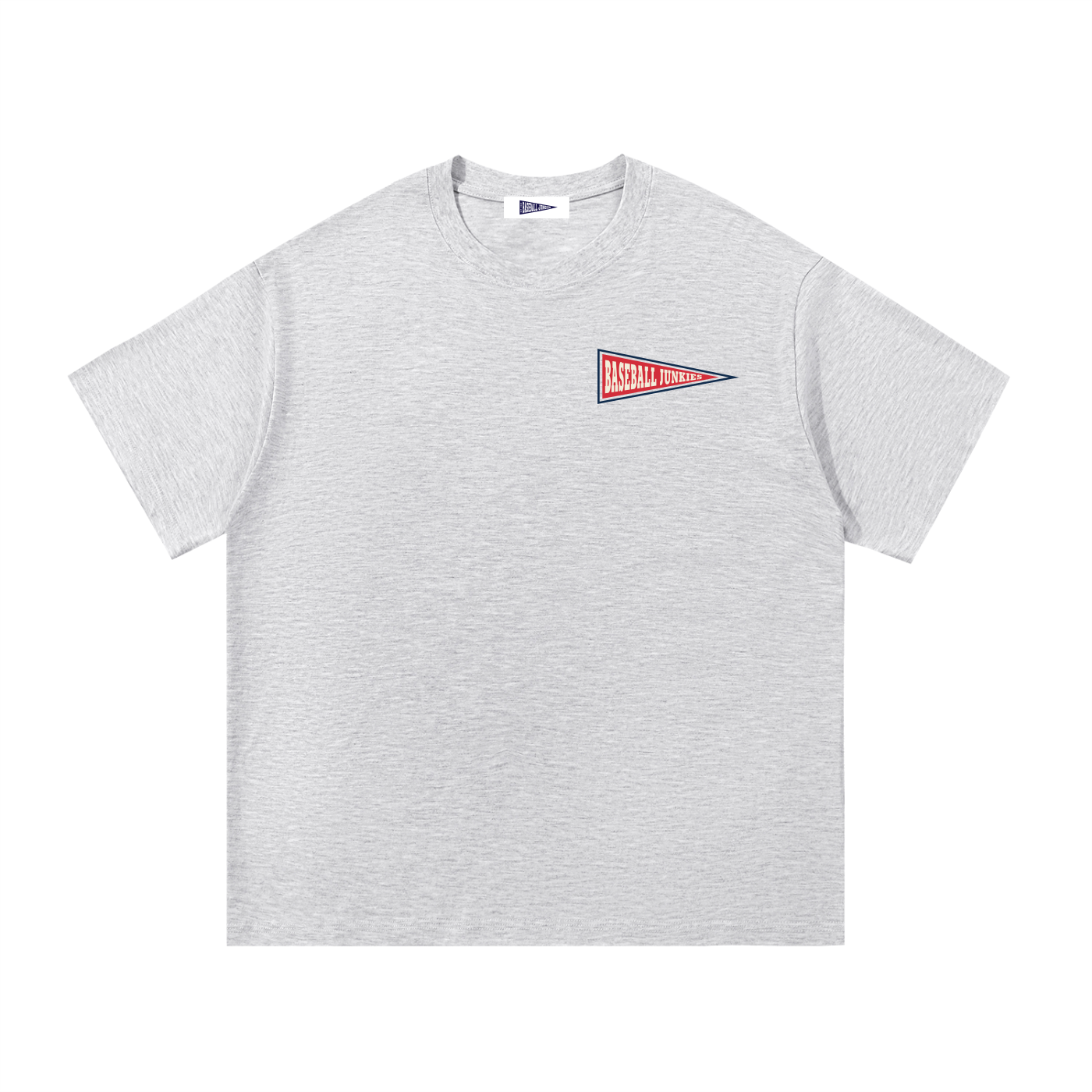 Baseball Junkies Red Pennant Tee