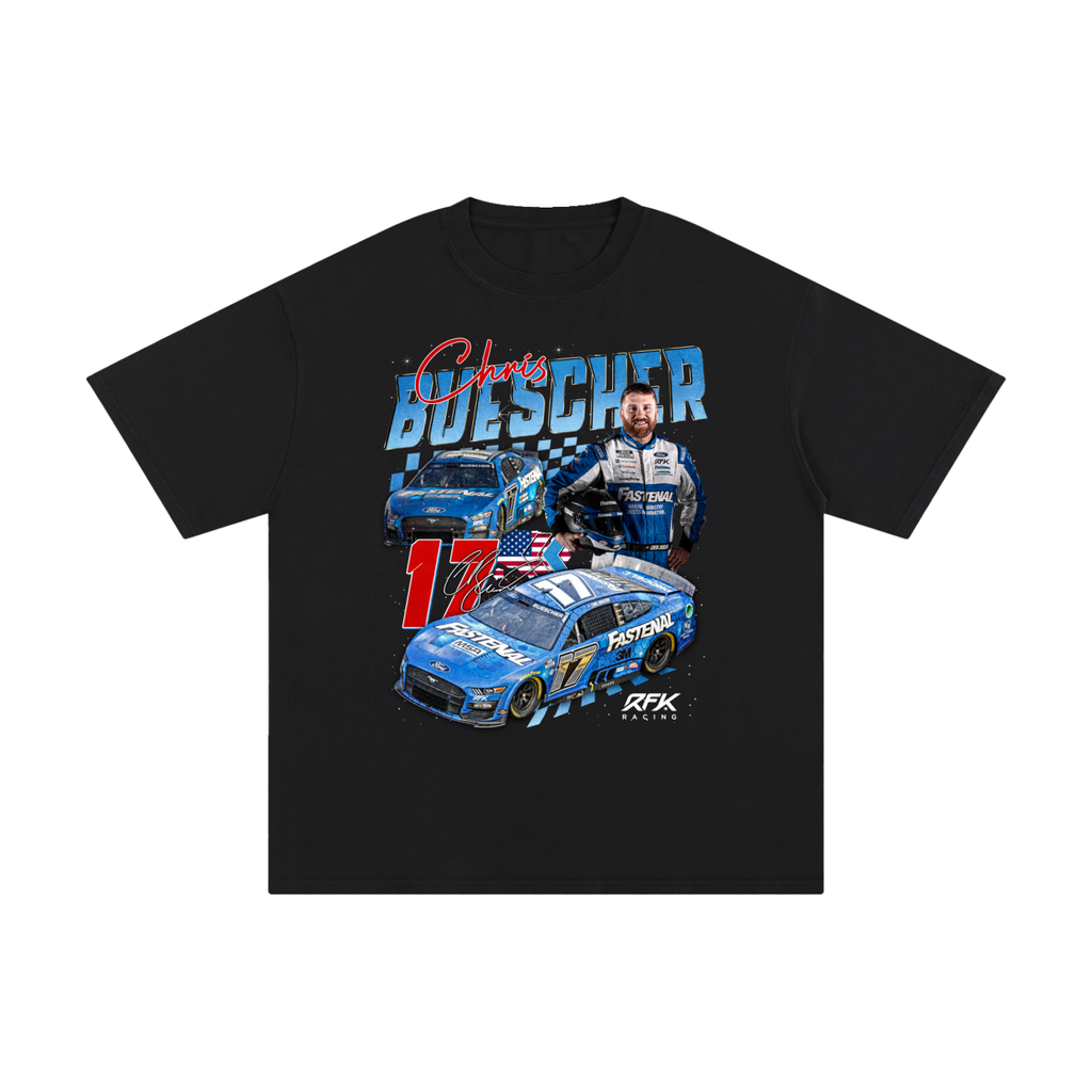 Chris Buescher black tee