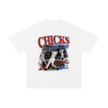 Chicks dig the Long Ball white Tee