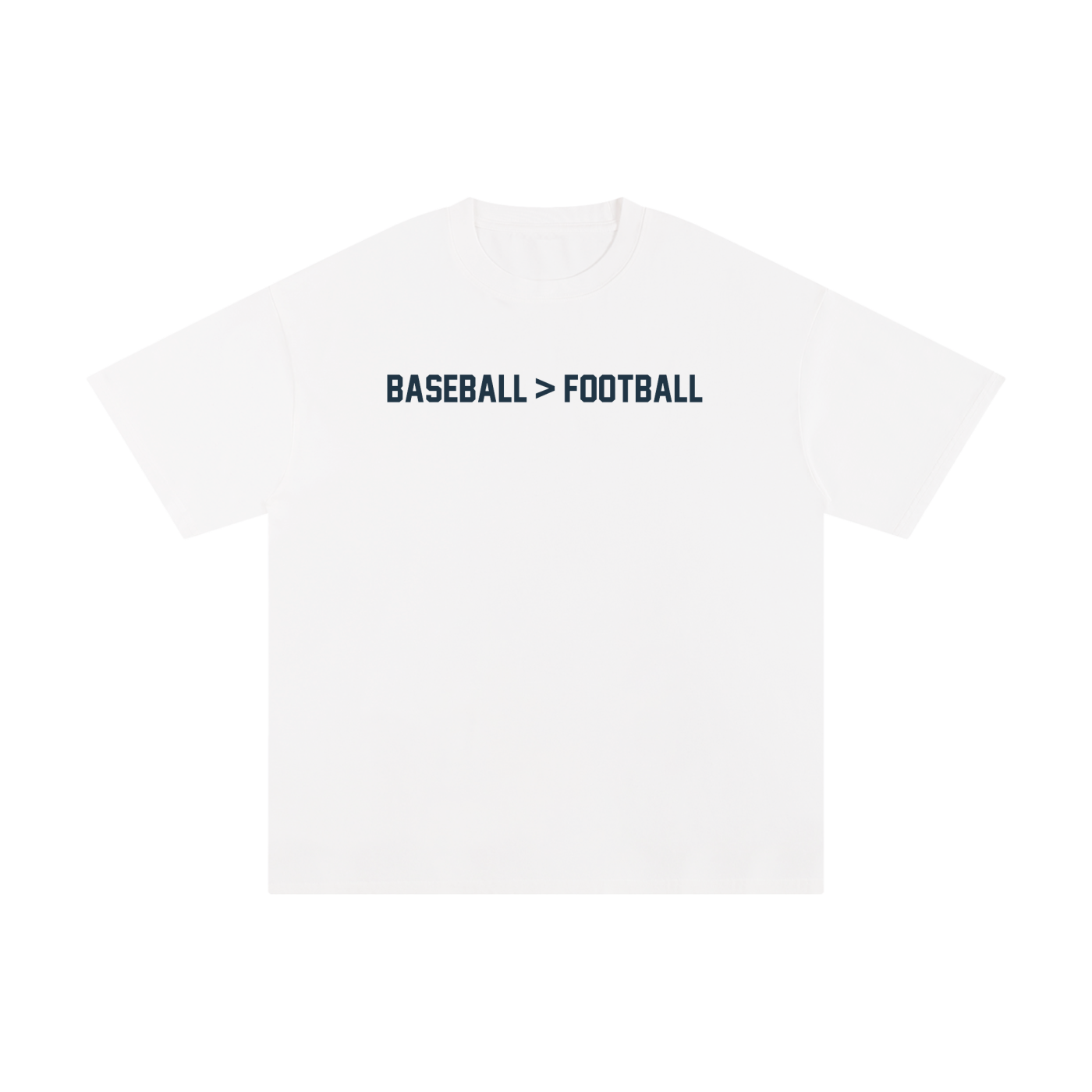 Baseball > Football White Tee