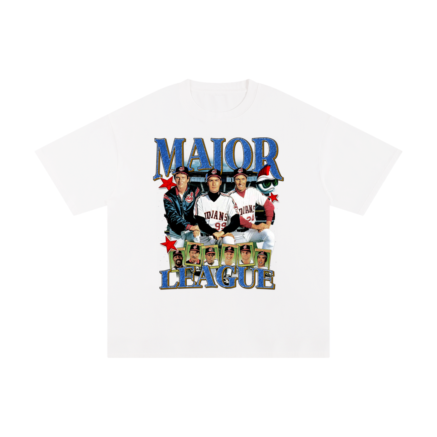 Major League White tee