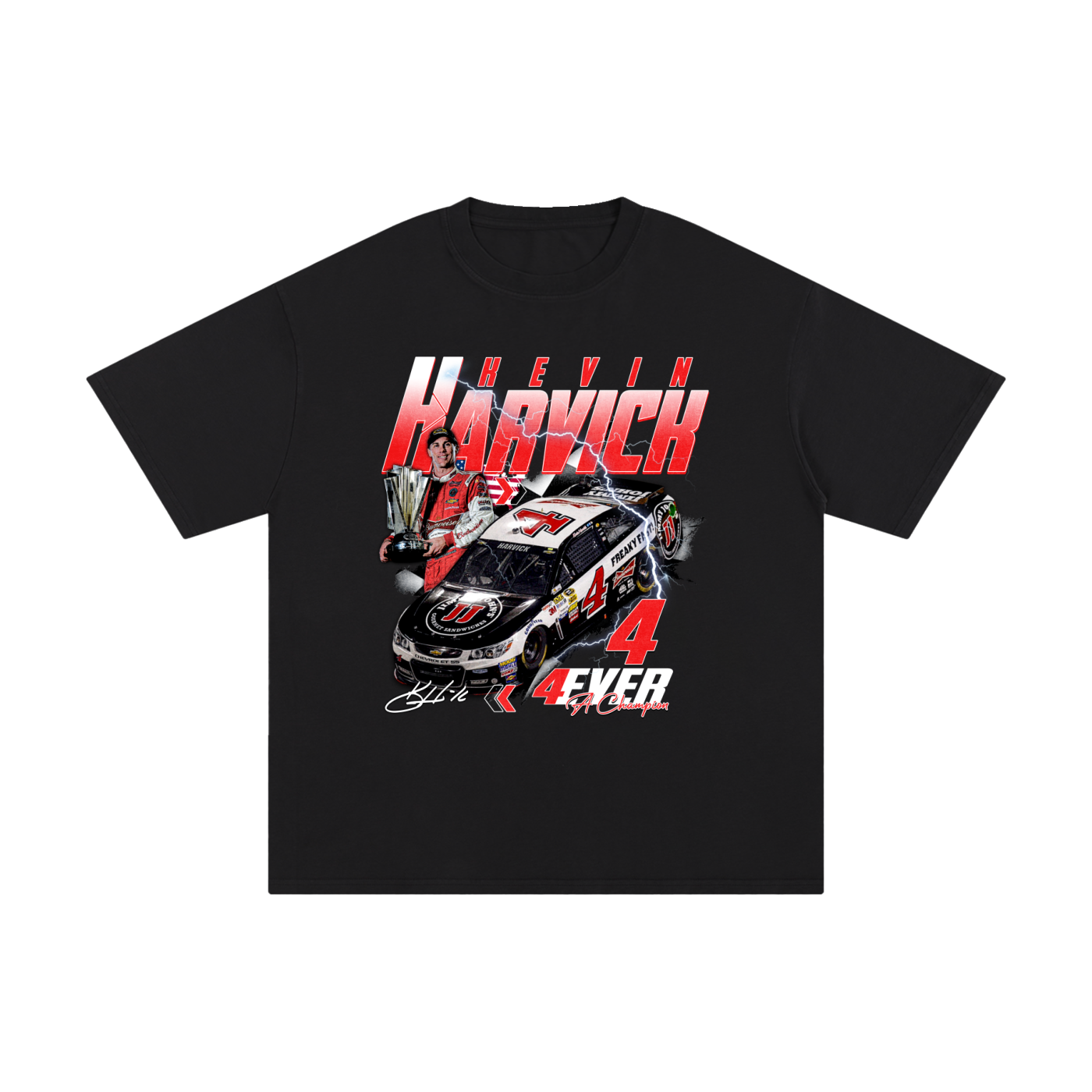 Kevin Harvick black tee