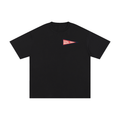 Baseball Junkies Red Pennant Black Tee