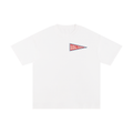 Baseball Junkies Red Pennant White Tee