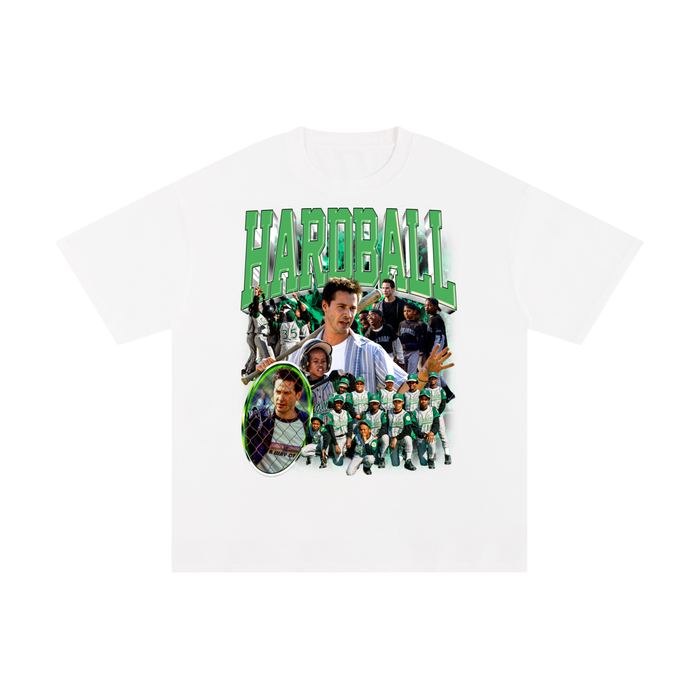 Hardball White Tee