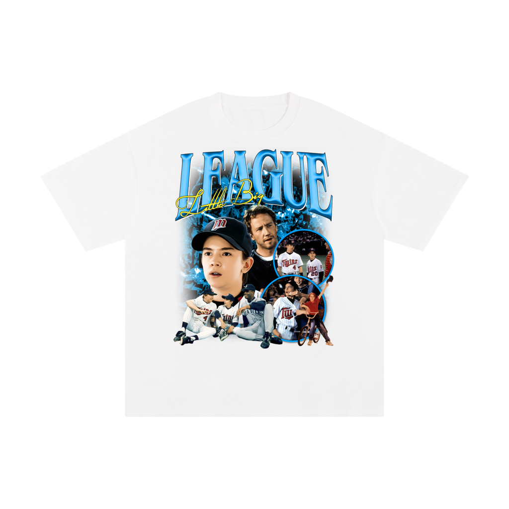 Little Big League White Tee