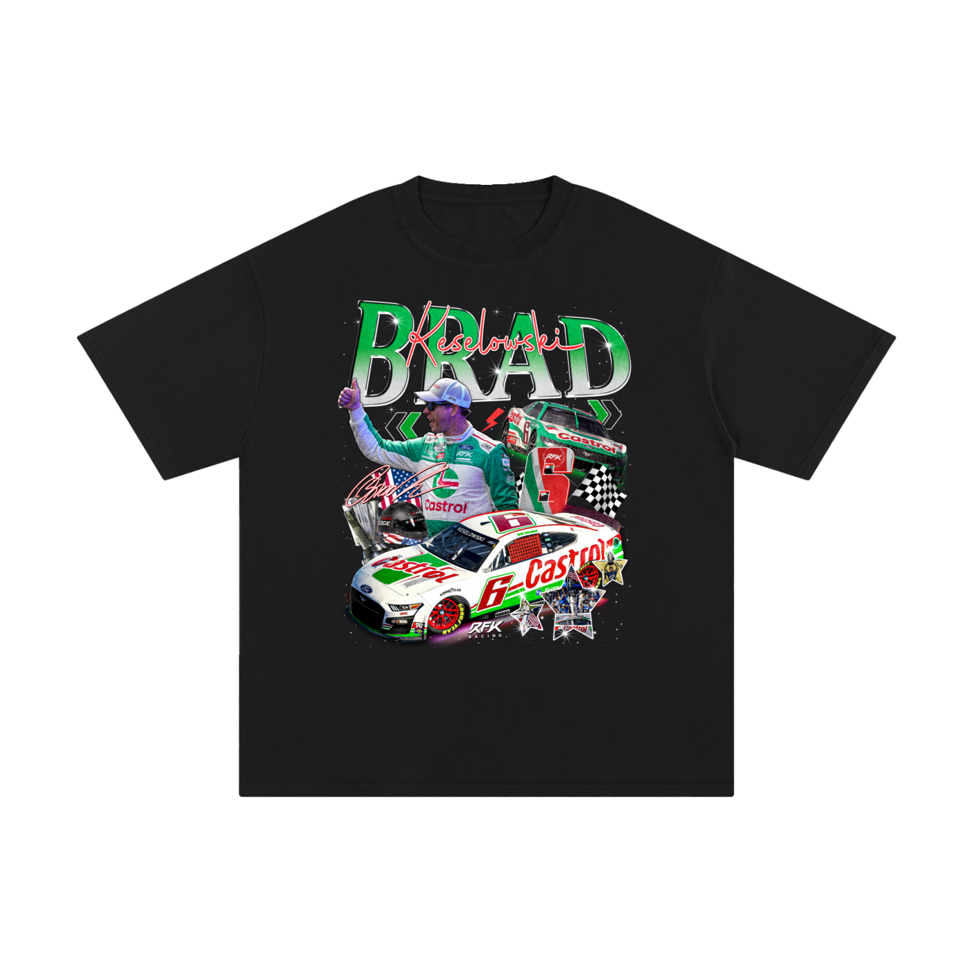 Brad Keselowski black tee