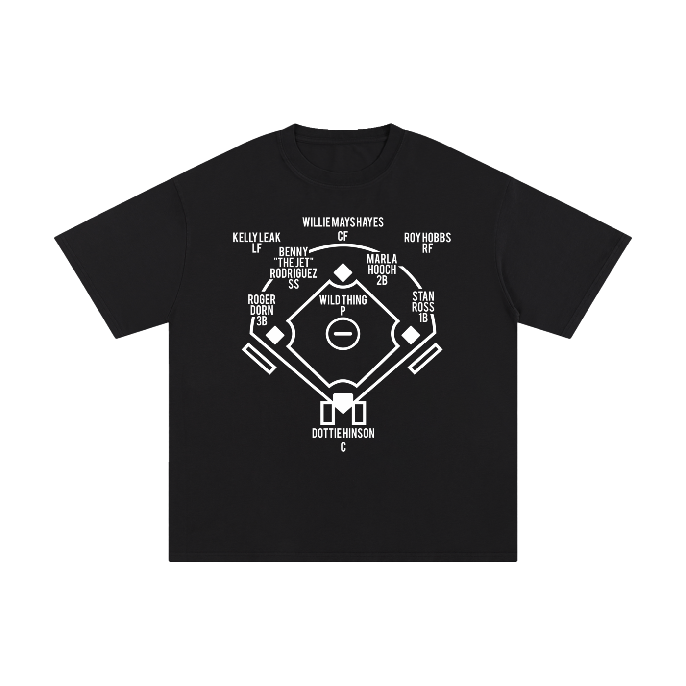 Baseball Movie Fielding Tee