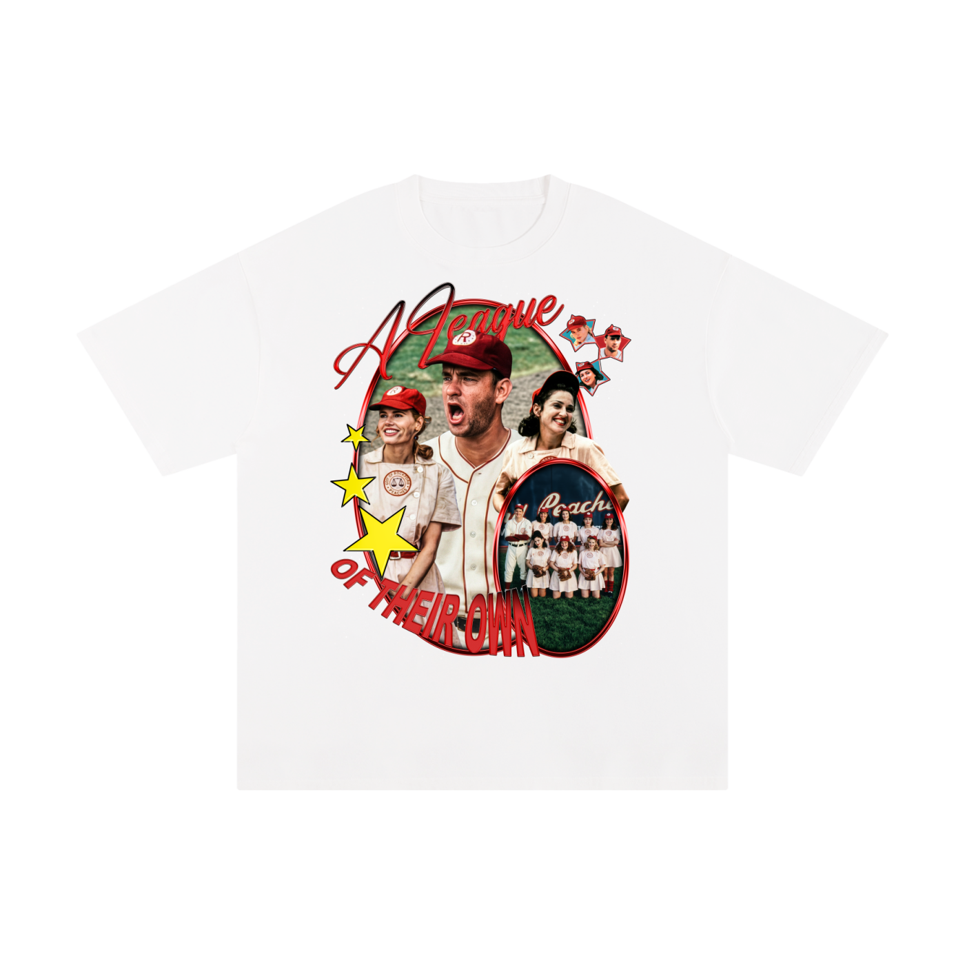 A League of Their Own White Tee