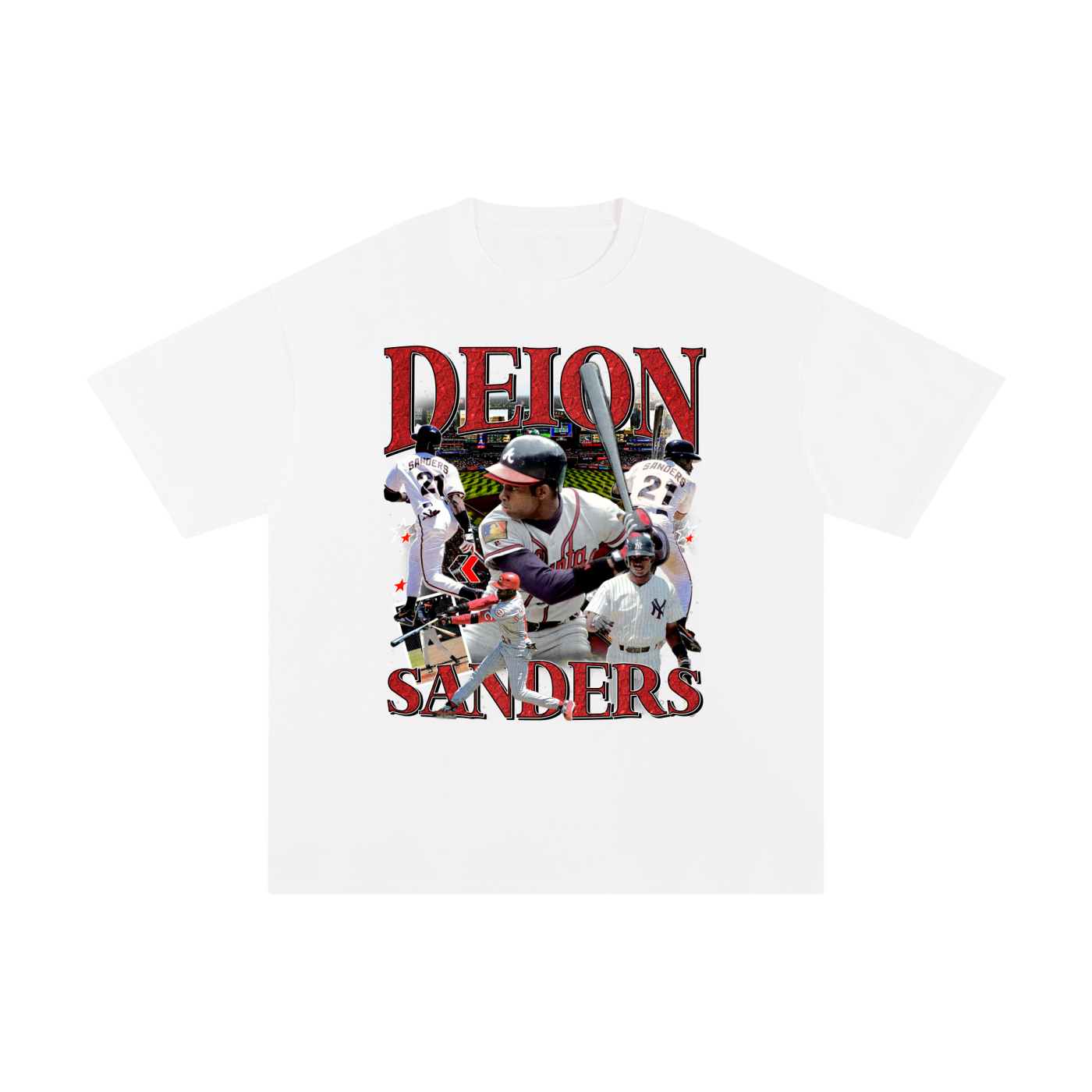 Deion Sanders White Tee