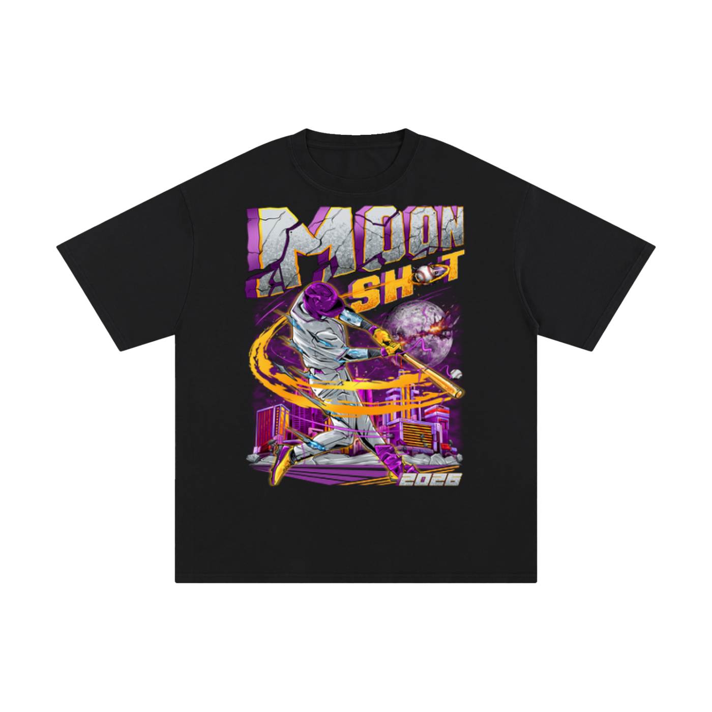Moonshot Black tee