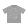 Field Diagram Gray Tee