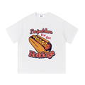 I'm Just Here for the Hotdogs White Tee