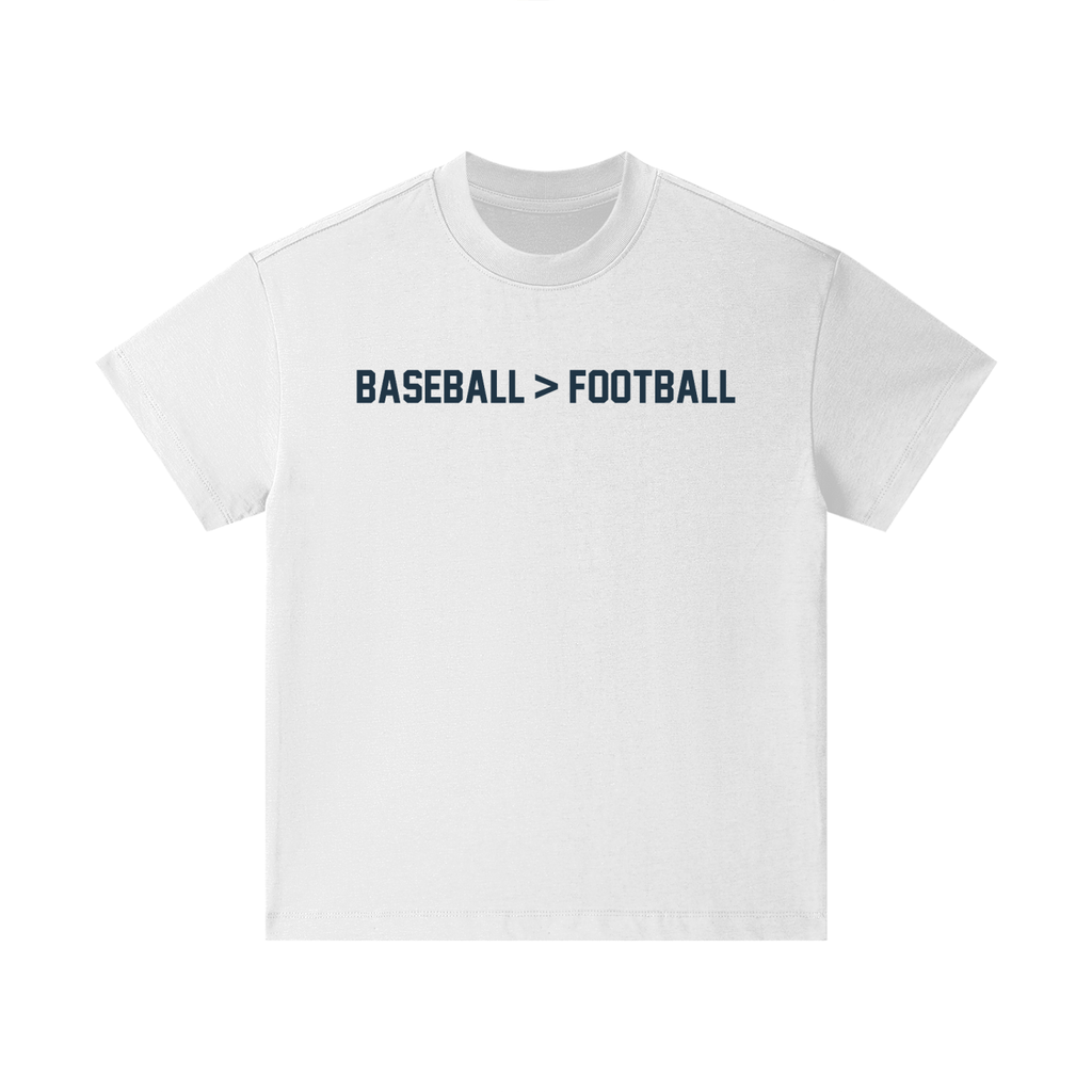 Youth Kids Baseball > Football White Tee