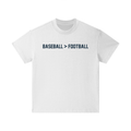 Youth Kids Baseball > Football White Tee
