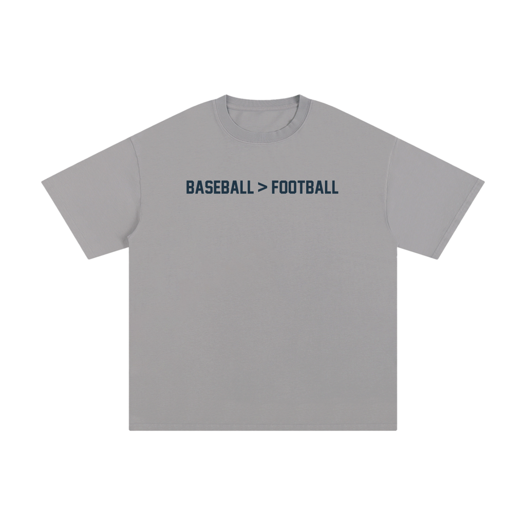 Baseball>Football Tee